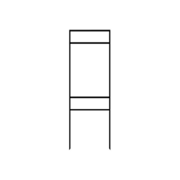 Picture of 24"h x 18"w Metal Frame - 2 riders (Black)