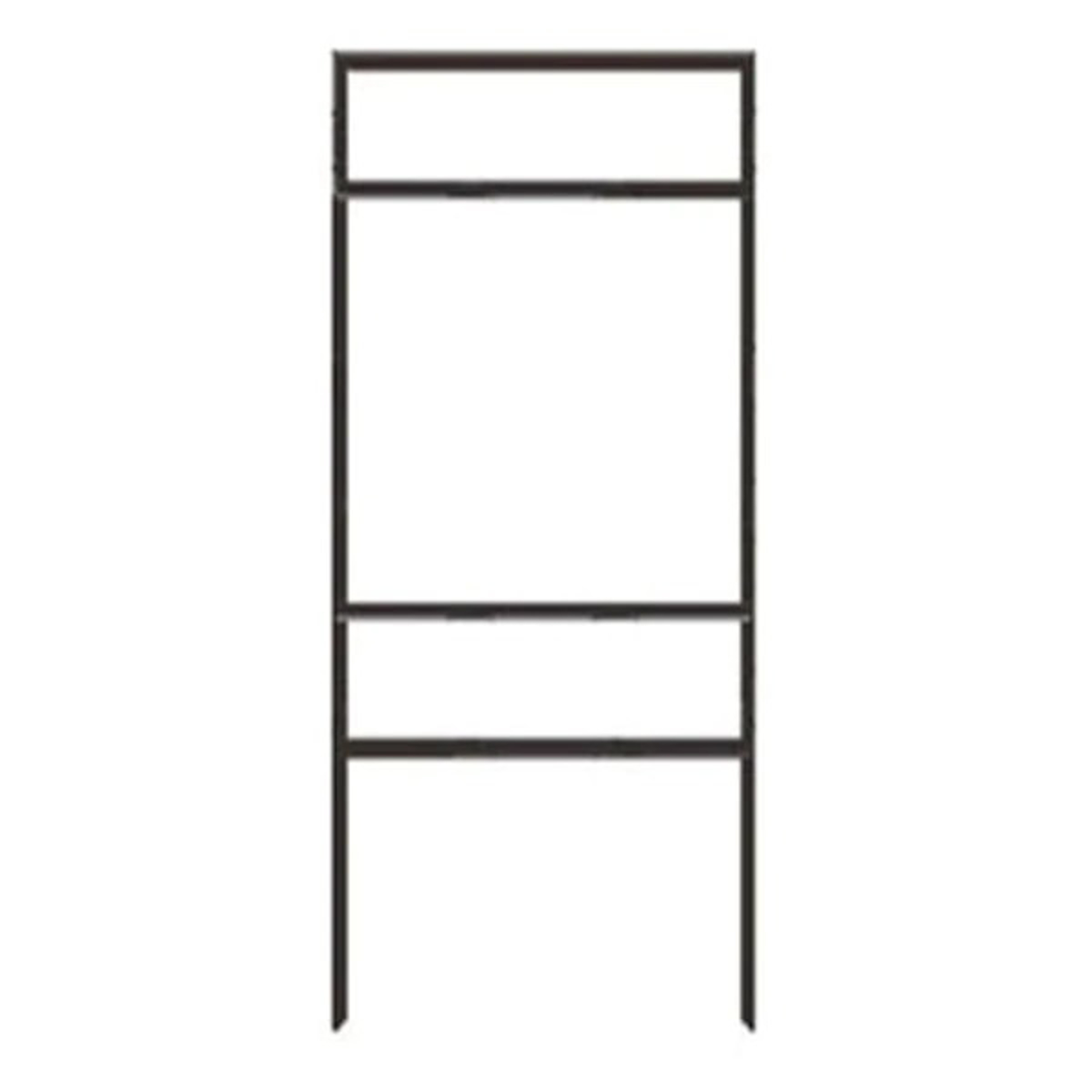 30"h x 24"w Metal Frame  - 2 riders (Black) Template Customization