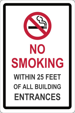 Picture of Designated Smoking Signs 860535061