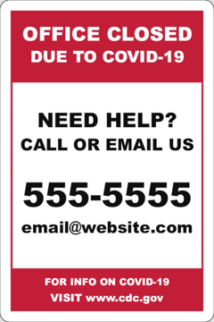 Picture of COVID-19 Awareness Parking Signs 872133211