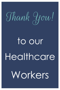 Picture of Thank You Healthcare Workers Sandwich Board Signs 872213405
