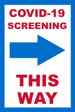 Picture of Hospital Signage Sandwich Board Signs 872213657