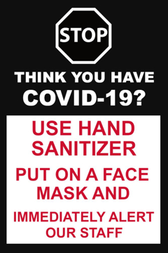 Picture of Hospital Signage Sandwich Board Signs 872213759