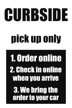 Picture of Take Out Only Sandwich Board Signs 872225858