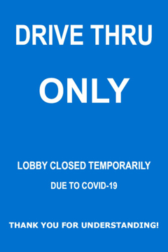 Picture of Take Out Only Sandwich Board Signs 872225880