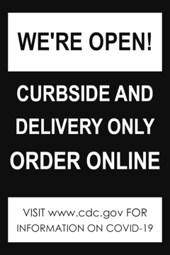 Picture of Take Out Only Sandwich Board Signs 872225916