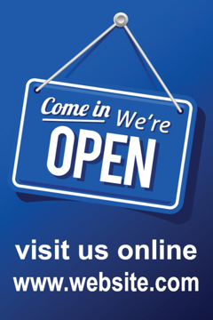 Picture of We're Open Sandwich Board Signs 872224607