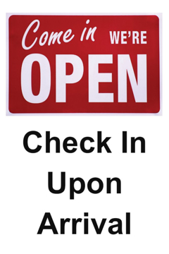 Picture of We're Open Sandwich Board Signs 872224720