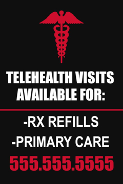 Picture of Medical Services Sandwich Board Signs 872309285