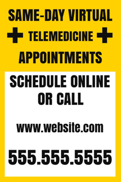 Picture of Medical Services Sandwich Board Signs 872309302