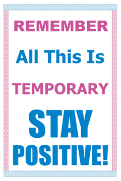 Picture of Stay Positive Sandwich Board Signs 872308401