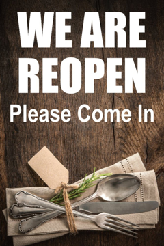 Picture of Reopened Sandwich Board Signs 872618011