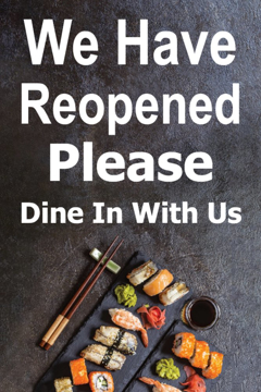 Picture of Reopened Sandwich Board Signs 872618107