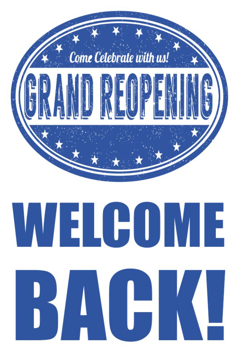 Picture of Reopened Sandwich Board Signs 872618145