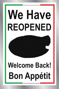 Picture of Reopened Sandwich Board Signs 872618184