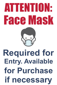 Picture of Face Masks Required Sandwich Board Signs 872485043