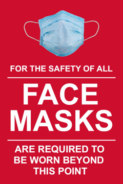 Picture of Face Masks Required Sandwich Board Signs 872485068