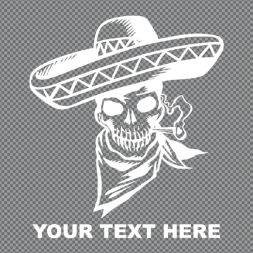 Picture of Skull Clear Decals 12731600