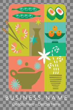 Picture of Restaurant Window Clings 11684668