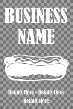 Picture of Restaurant Window Clings 11684872