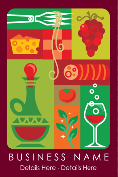 Picture of Restaurant Window Clings 11685170