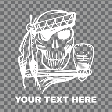 Picture of Skull Window Clings 12734733