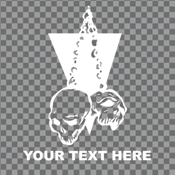 Picture of Skull Window Clings 12734734