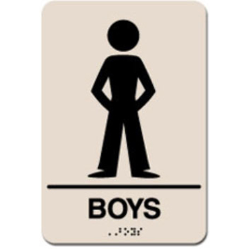 Picture of Boys ADA Restroom Sign