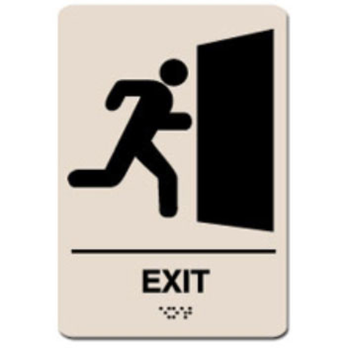 Exit ADA Sign Template Customization