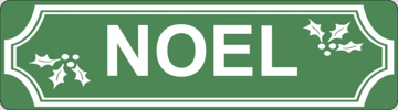 Picture of Holiday Street Signs 2562790