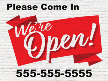 Picture of We're Open 873476895