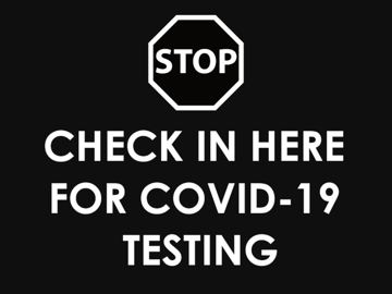 Picture of Drive Thru Clinic Signs 872155526