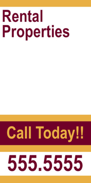 Picture of 36" x 18" (For Rent) 4856001