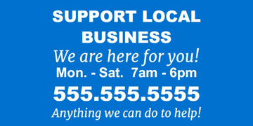 Picture of Support Local Banners 872119811