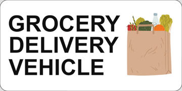 Picture of Take Out Delivery License Plates 872168606