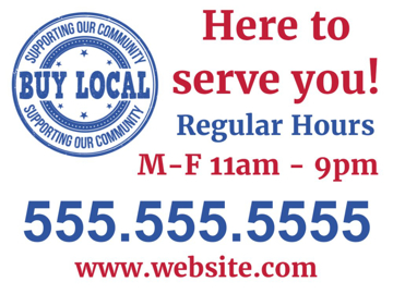 Picture of Support Local Signs 872186548