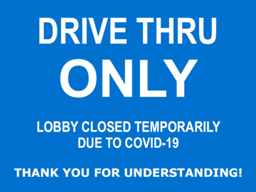 Picture of Take Out Only Signs 872166976