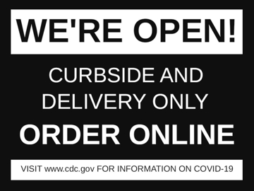 Picture of Take Out Only Signs 872166987