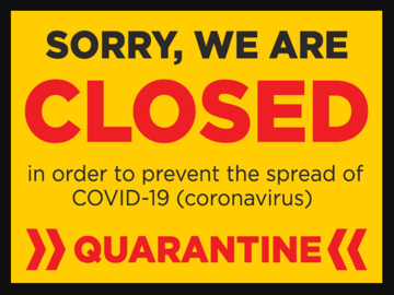 Picture of Temporary Closure Signs 872167913