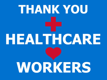 Picture of Thank You Healthcare Workers Signs 872187588