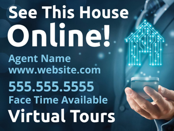 Picture of Virtual Real Estate Tour Signs 872185620