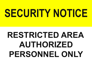 Picture of Restricted Area 4102474