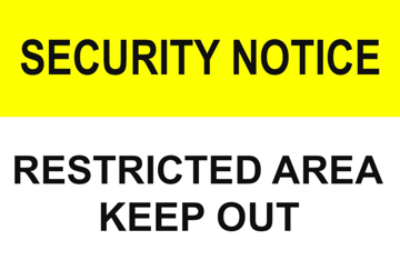 Picture of Restricted Area 4102485