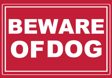 Picture of Beware of Dog Signs 860082086