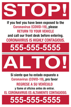 Picture of Hospital Signage Decals 872153948