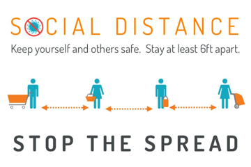 Picture of Social Distancing Decals 872154243