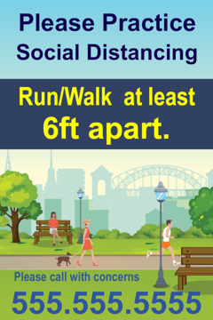 Picture of Parks and Public Sandwich Board Signs 872310053