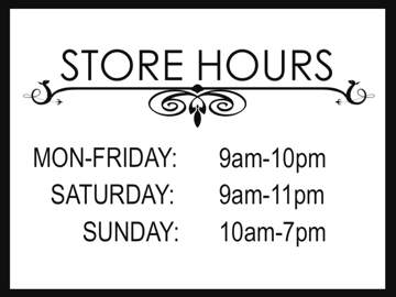 Picture of Store Window Decals 12807316