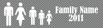 Picture of Family Clear Decals 11699022