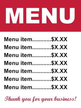 Picture of Restaurant Decals 11700005